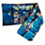 Hermès The minerals Blue Multiple colors Silk  ref.1179336