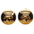 Chanel Gold CC Clip On Earrings Golden Metal Gold-plated  ref.1179492