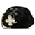 Chanel Embreagem preta de cetim com trevo de quatro folhas preto Pano  ref.1179504