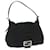 FENDI Mamma Baguette Shoulder Bag Nylon Black 2321 26325 008 Auth am5345  ref.1179660