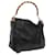 Bolsa GUCCI Bamboo Couro 2maneira Black Auth 61244 Preto  ref.1179667