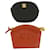 Christian Dior Pouch Nylon Leather 2Set Black Orange Auth bs10418  ref.1179703