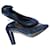 Chanel Black leather pumps, Pointure 37.  ref.1179770
