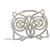 Broche de coruja Chanel Prata Aço  ref.1179771