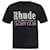 Autre Marque T-Shirt Drapeau Rhude - Rhude - Coton - Noir  ref.1179887
