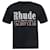 Autre Marque T-Shirt Drapeau Rhude - Rhude - Coton - Noir  ref.1179889