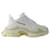 Triple S Sneakers - Balenciaga - Leather Free - White  ref.1179914
