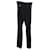 Calça Dolce & Gabbana de cintura alta com espartilho em lã virgem preta Preto  ref.1179961