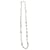 Colar longo Chanel Faux Pearl em pérolas falsas brancas Branco Cru Sintético  ref.1179987