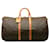 Louis Vuitton Brown Monogram Keepall Bandouliere 55 Cloth  ref.1180047