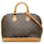 Louis Vuitton Brown Monogram Alma PM Leather Cloth  ref.1180085