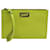 NEW LANCEL ZIPPE PIA A POUCH91418 LEMON SEED LEATHER NEW POUCH CLUTCH Green  ref.1180148