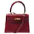 Hermès VINTAGE HERMES KELLY HANDBAG 20 MINI SELLIER LEATHER BOX RED SHOULDER BAG  ref.1180158