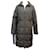 Moncler Coats, Outerwear Black Polyester  ref.1180266