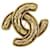Timeless Chanel CC Dourado Banhado a ouro  ref.1180336