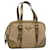PRADA Hand Bag Canvas Gold Auth 60299 Golden Cloth  ref.1180395