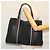 Hermès HERMES Troca Horizontal MM Einkaufstasche Canvas Schwarz Braun Auth bs10304 - Ansicht 19