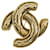 Timeless Chanel Matelass� Dorado Chapado en oro  ref.1180557