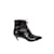 Saint Laurent Patent leather lace-up boots Black  ref.1180785