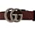 Gucci Ceinture moyenne réversible GG Marmont noir et marron - Taille 80/32 Cuir  ref.1180832