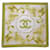 Chanel Bufandas de seda Verde Amarillo  ref.1180904