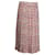 Falda midi plisada con estampado de cachemira de Victoria Beckham en seda multicolor  ref.1181009