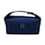 Hermès Small Toile Bride-a-Brac Vanity Case Blue Cloth  ref.1181026