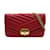 Chanel Chevron Gabrielle Leather Flap Bag Red  ref.1181032