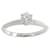 Tiffany & Co Solitaire Silvery Platinum  ref.1181198