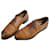 Brunello Cucinelli Sapato clássico masculino com cadarço Castanho claro Couro  ref.1181245
