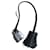 clochette , nuova cerniera e lucchetto Hermès per la borsa per la polvere Hermès Nero Acciaio  ref.1181432