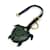 Prada Bag charms Green Leather  ref.1181443
