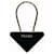 Prada Bag charms Black Metal  ref.1181483