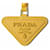 Prada Bag charms Yellow Leather  ref.1181488
