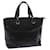 CHANEL Paris Biarritz MM Tote Bag Coated Canvas Black CC Auth bs10905 Cloth  ref.1181570