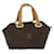 MCM Vicetos Logogram Hand Bag Nylon Brown Auth bs10837  ref.1181578