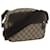 GUCCI GG Supreme Shoulder Bag PVC Leather Beige 282315 Auth ki3901  ref.1181602