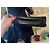 Borsa a tracolla Karl Lagerfeld in pelle nera e tweed Nero Grigio - vista 5