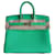 Hermès HERMES BIRKIN BAG 25 Green Leather  ref.1181675