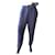 Diane Von Furstenberg Pants, leggings Navy blue Silk  ref.1181816