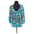 Diane Von Furstenberg Silk wrap blouse Blue  ref.1181828