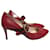 GUCCI  Heels T.eu 38.5 leather Red  ref.1181859