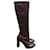 Chloé CHLOE  Boots T.eu 37 leather Dark red  ref.1181864
