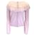 Autre Marque Giambattista Valli Lilac Lace Detail Full Zip Cashmere and Silk Knit Sweater Purple  ref.1181889