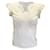 Autre Marque Giambattista Valli Ivory Lace Detail Silk Knit Top Cream  ref.1181890