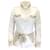 Autre Marque Ermanno Scervino Chaqueta de tejido técnico con adornos blanca Blanco Poliéster  ref.1181891