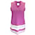 Autre Marque Chanel Pink / Top tunica in maglia viola Rosa Cotone  ref.1181895