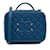 Borsa a tracolla Vanity Case in caviale in filigrana CC blu Chanel media Pelle  ref.1181910