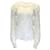 Autre Marque Blouse en dentelle à manches longues blanche Chanel Coton  ref.1181918
