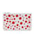 Bolso clutch tipo pochette Neverfull blanco con monograma y puntos infinitos de Louis Vuitton x Yayoi Kusama Cuero  ref.1181942